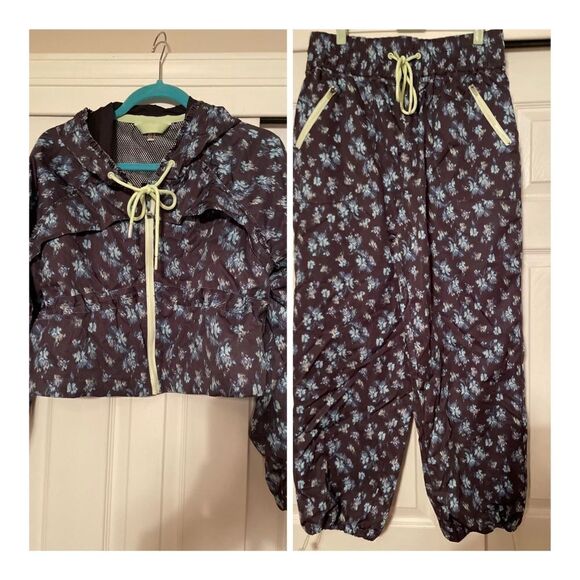 Free People Movement Break my Heart Warm up hooded jacket and pants size XS - Picture 8 of 13